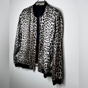 3.1 Phillip Lim Navy and Black Bomber Jacket